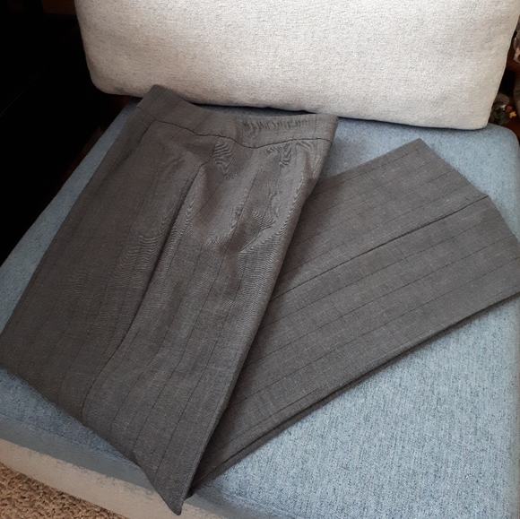 Grey Dress Pants with black pin stripes - Picture 1 of 7